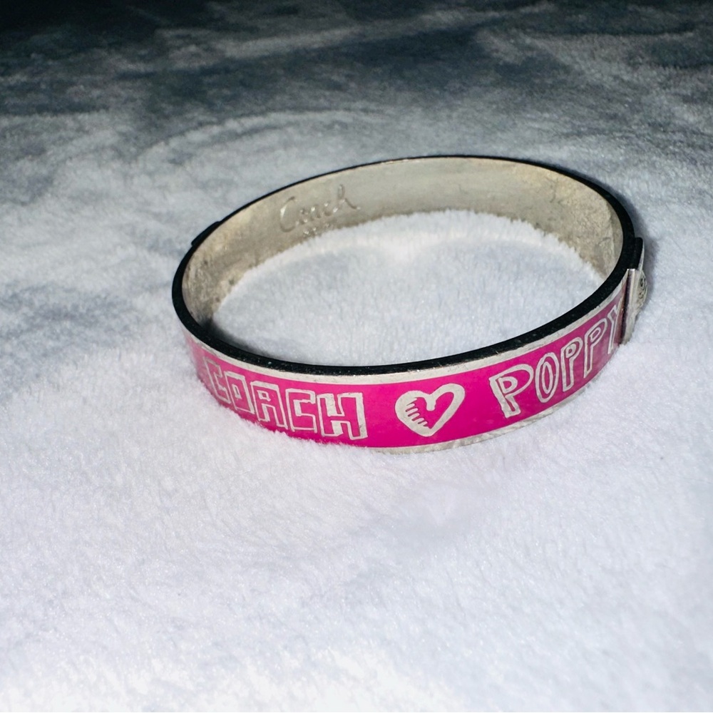 Coach Poppy Pink Bracelet